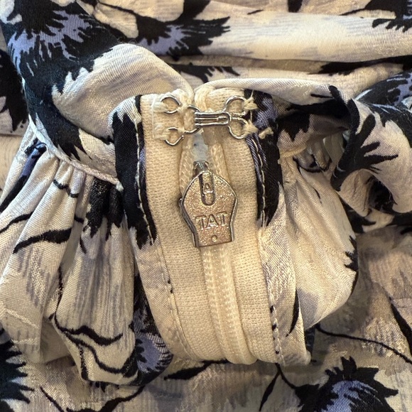 Rebecca Taylor Silk Thistle Fleur Long Sleeve Keyhole Blouse - Picture 6 of 14